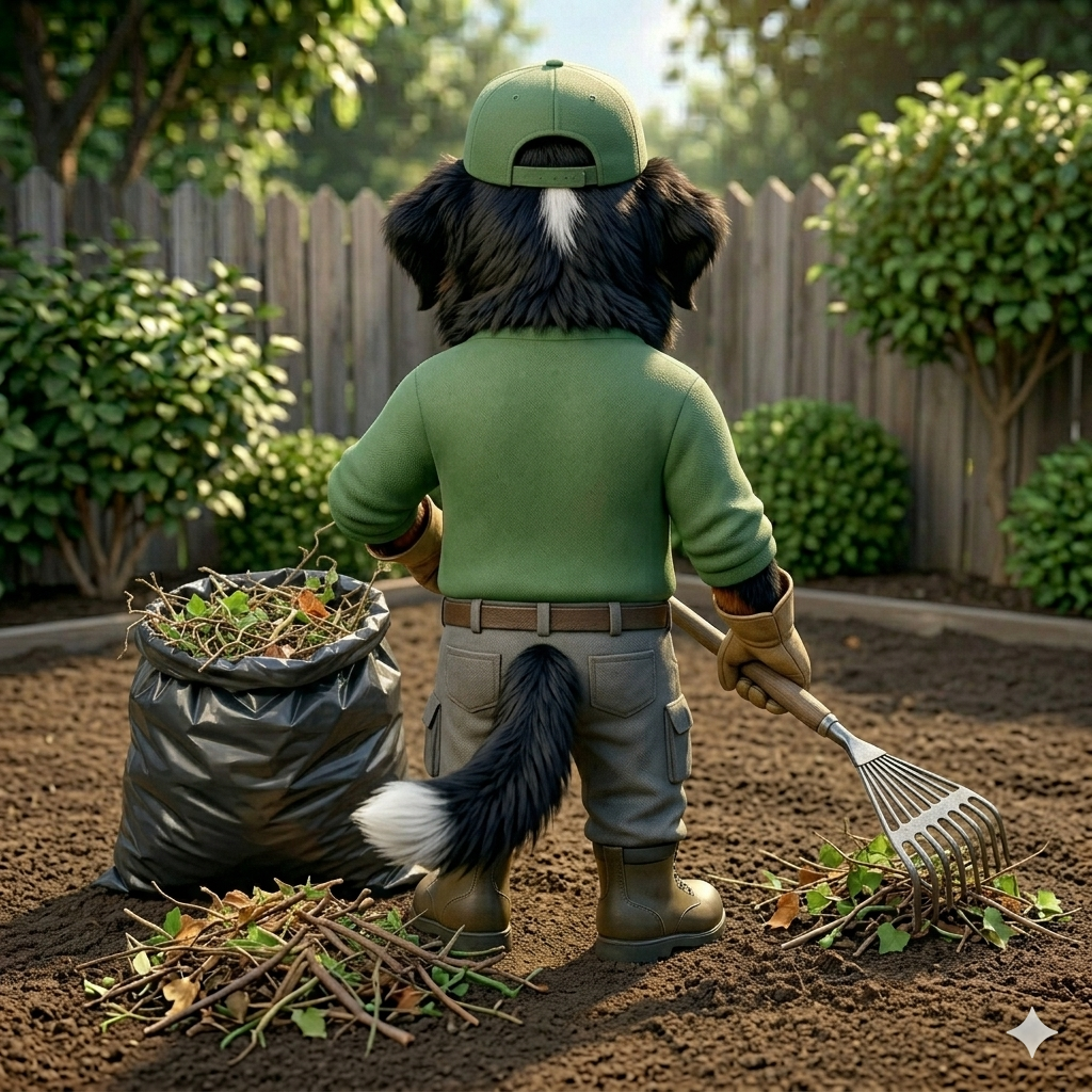 Lawn Mowing cleanup