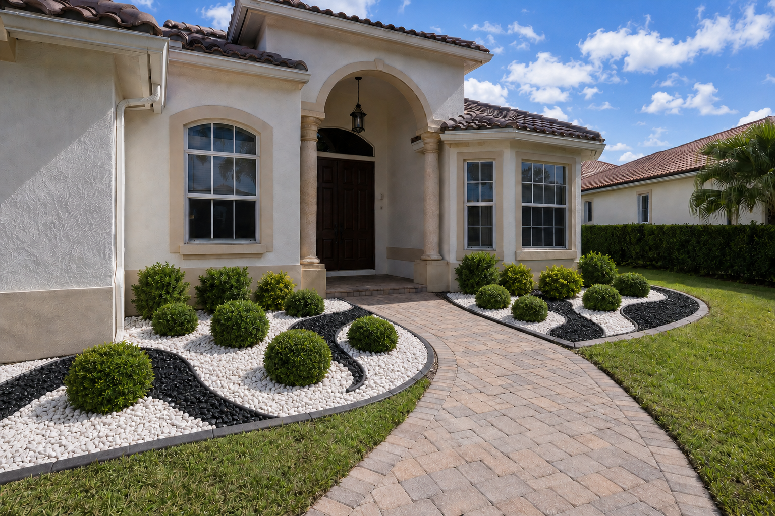 Hialeah Rock Marble Chip Project Done