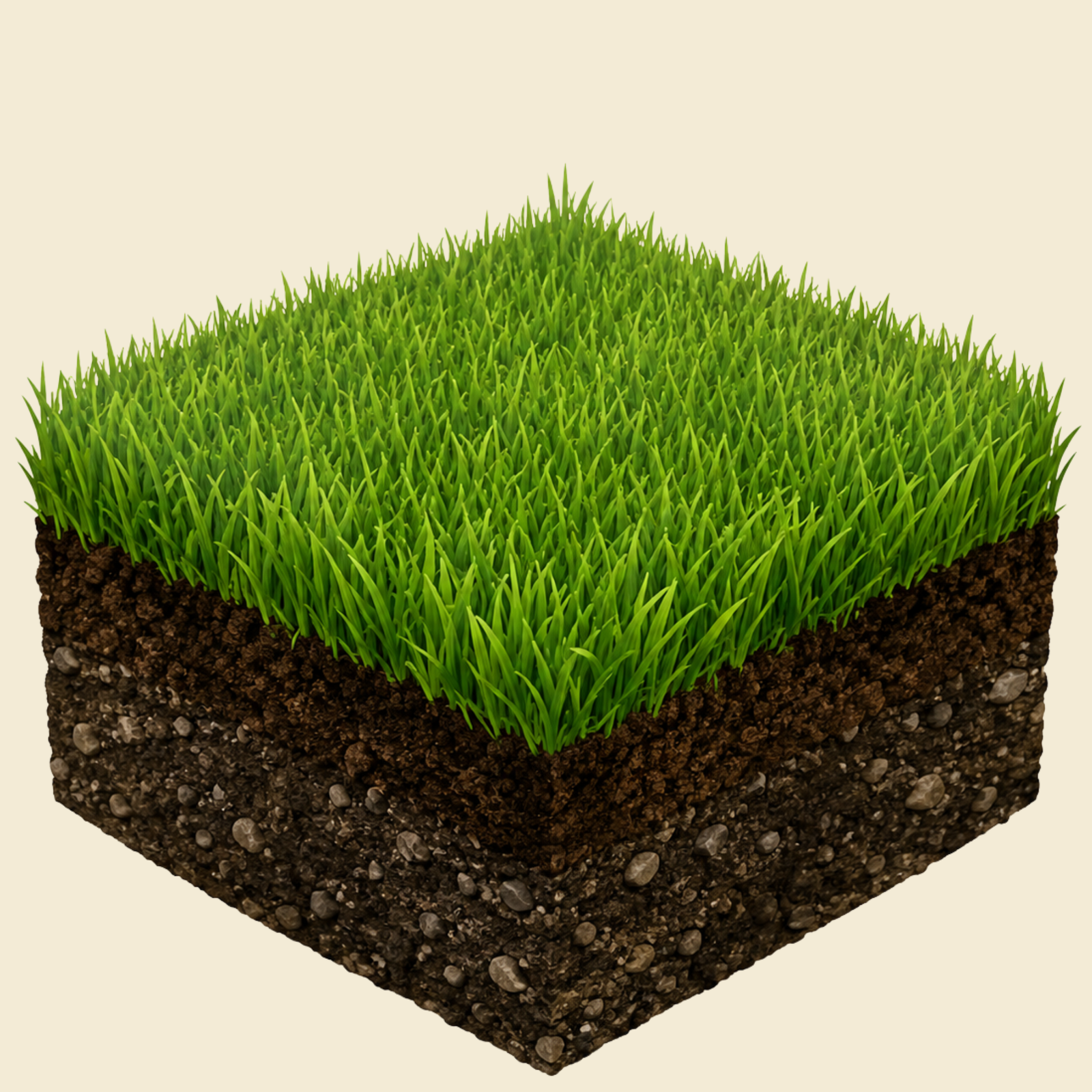 Landscaping sod 3d